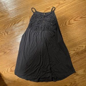 American eagle, so soft, dark grey tank top